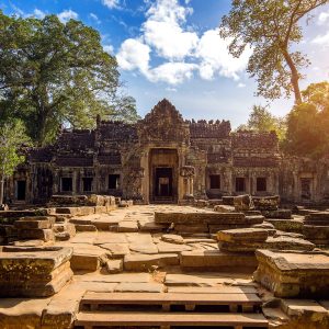 Angkor Wat Temple, Siem Reap In Cambodia.