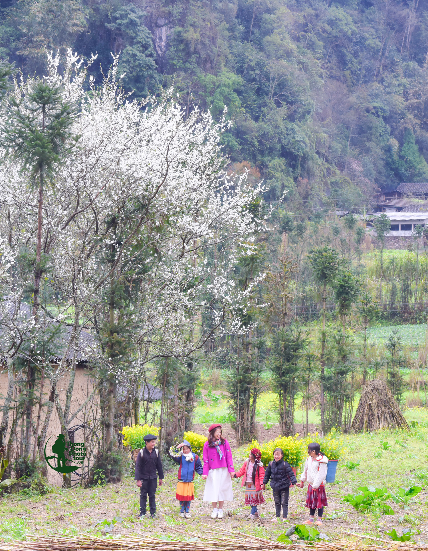 Du Khách Vui Xuân Cùng Những đứa Trẻ Tại Sủng Là, Đồng Văn, Hà Giang